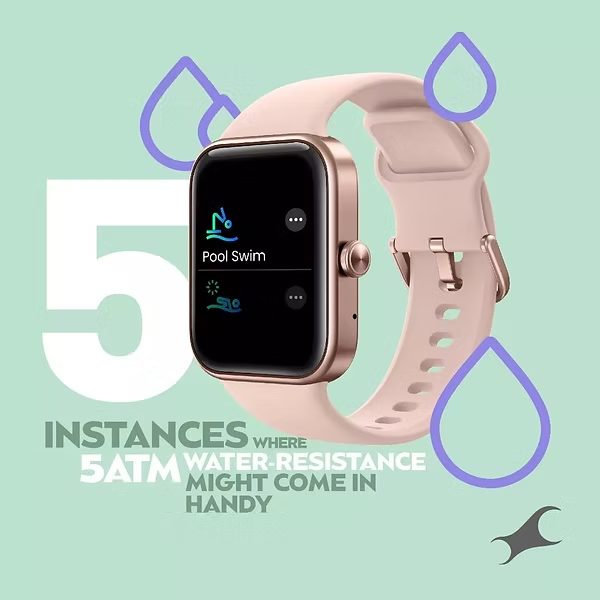 Water-resistance demonstration post showing the watch in an everyday soaking.