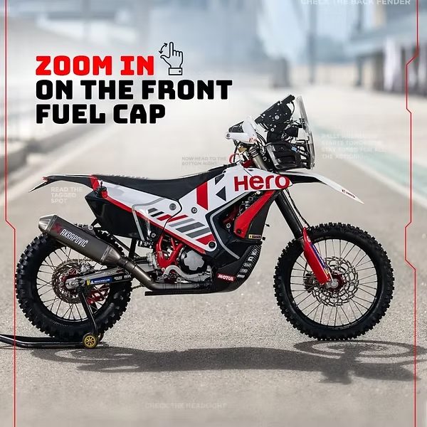 Social post inviting fans to work out the next race on the Hero MotoSports schedule.
